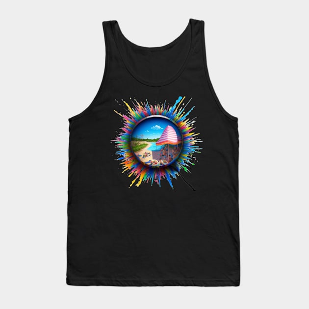 Summer Vibe Tank Top by Quixotic Oasis